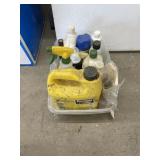 Auto Fluids & Oils & More in Plastic Bin