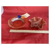 2 Carnival Glass Bowls