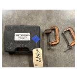 2 - C Clamps & Pittsburgh Double Flaring Tool