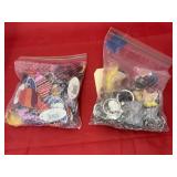 2 Bags of Assorted Key Chains