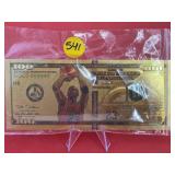24K Gold Foil Dollar
