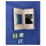 Nintendo DS Light w/Ninten Dogs Brain Age 2