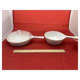 Corningware Blue Cornflower Skillet Pan & Lid