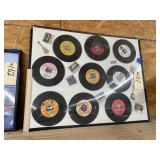 Framed Vinyl Records 29"x22"