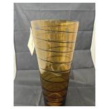 Plastic Amber Vase