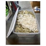 Crepe Paper Confetti in Plastic Bin w/Lid