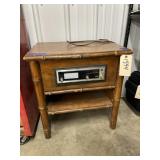 Vintage RCA Radio in Cabinet