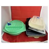 Tupperware Cheese Grater/Slicer Lids & Bowls