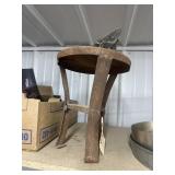 Cast Iron Stool - Cow Kickers