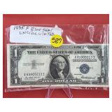 1935-F Blue Seal $1 Uncirculated