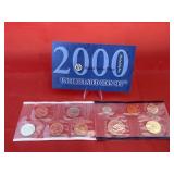 2000-P Uncirculated Set 10 Coins BU