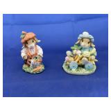 2 - My Blushing Bunnies Figurines in boxes