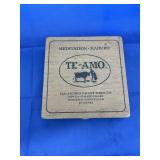 Wooden Cigar Box w/Commemorative Coins