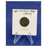 1891 Indian Head Penny