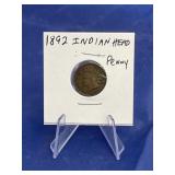 1892 Indian Head Penny