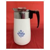 Corningware Blue Cornflower Coffee Percolator