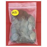 Approx 100 Wheat Pennies Mixed Date