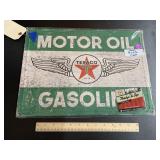 Reproduced Texaco Single Sided Metal Sign