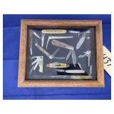 Shadow Box w/Pocket Knives