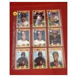 1987 Topps Baseball All Stars Sheet