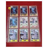 1987 Topps Baseball Sheet Brett/Seaver/Young