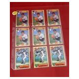 1987 Topps Baseball Sheet Roger Clemens