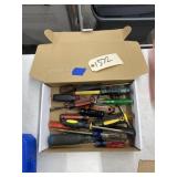 Box of Assorted Screwdrivers