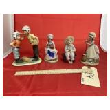 4 Porcelain Figurines