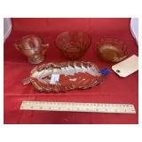 4 Pcs - Amber Berry Bowls - Sugar - Dish