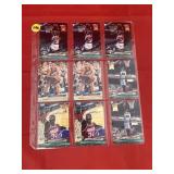 Fleer Ultra Basketball Sheet 9 Cards Stars