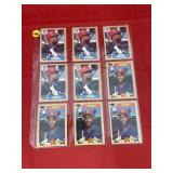 1987 Topps Baseball Sheet of Kirby Puckett