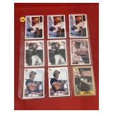 Baseball Sheet 9 Cards Bo Jackson & More