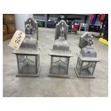 3 Pcs - Outdoor Lantern Light Fixtures