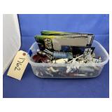 Box of Star Wars Figures & Pkgs
