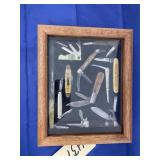 Shadow Box w/Pocket Knives