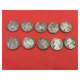 10 - 35% Silver War Nickels