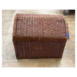 Wicker Trunk 21"L x 16"W x 17"H