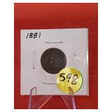 1881 Indian Head Penny