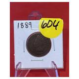 1889 Indian Head Penny
