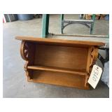 Wooden Shelf - Wagon Wheel