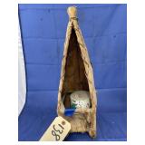 Wood Teepee Toilet Tissue Holder