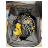 DeWalt Canvas Tool Bag w/Corded Hammer Drill