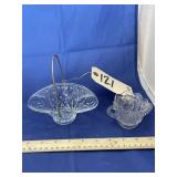 Glass Compote - Glass Apple - Creamer