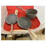 3 Pcs - Commercial Aluminum Cookware Pots