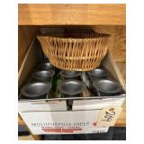 Wicker Basket - Rolling Pin - Baking Pan - Scale