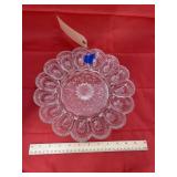 Clear Glass Deviled Egg Tray
