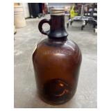 1 Gal Amber Glass Jug w/Coca Cola Lid