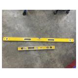 2 - Stabila Levels in Case 48" & 24"