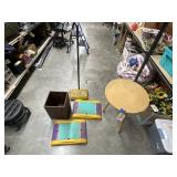 5 Pcs - 3 Legged Wood Side Table 20"Dia x 26"H