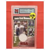 6 of 9 Game Used Tony Roma Jersey Card